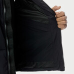The Very Warm // Unisex Quilted Vest // Black (L)