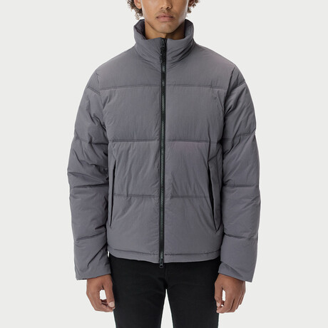 The Very Warm // Unisex Quilted Puffer // Gray (XS)