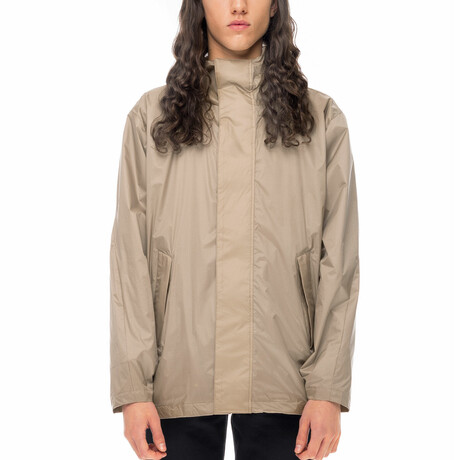 Hooded Windbreaker // Khaki (XS)
