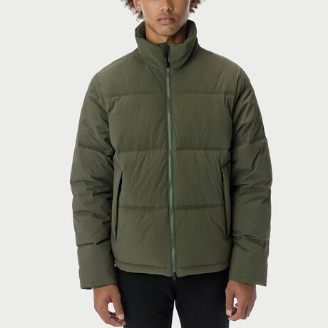 Quilted Puffer // Olive (XS)