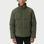 Quilted Puffer // Olive (XL)