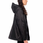 Hooded Windbreaker // Black (XL)