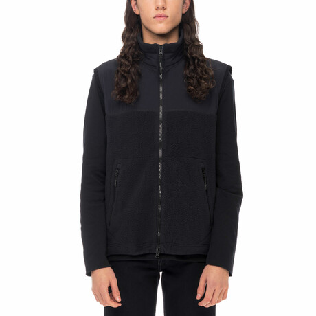 Fleece Vest // Black (XS)