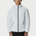 The Very Warm // Unisex Light Quilted Puffer // Off White (M)