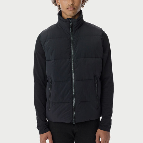The Very Warm // Unisex Quilted Vest // Black (XS)