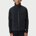 The Very Warm // Unisex Quilted Vest // Black (L)