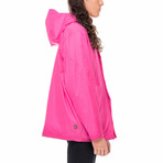 Hooded Windbreaker // Fuchsia (L)