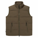 Quilted Vest // Olive (L)