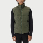 Quilted Vest // Olive (L)