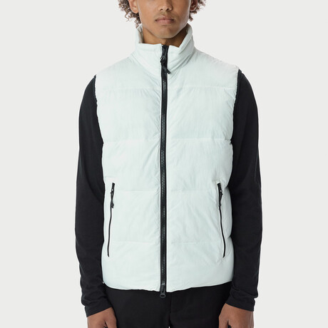 The Very Warm // Unisex Quilted Vest // Off White (XS)