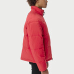 The Very Warm // Unisex Quilted Puffer // Red (L)
