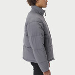 The Very Warm // Unisex Quilted Puffer // Gray (XS)