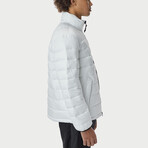 The Very Warm // Unisex Light Quilted Puffer // Off White (M)