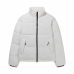 The Very Warm // Unisex Quilted Puffer // Off White (XL)