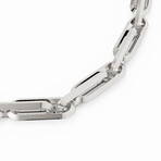 Adore Double Link Bracelet // Sterling Silver (Medium)