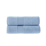 Alexis® Antimicrobial Rhapsody Royale™ Bath Sheet // Set of 2 (Blue)