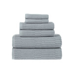 Alexis® Antimicrobial Oxford™ 6-Piece Towel Set (Almond)