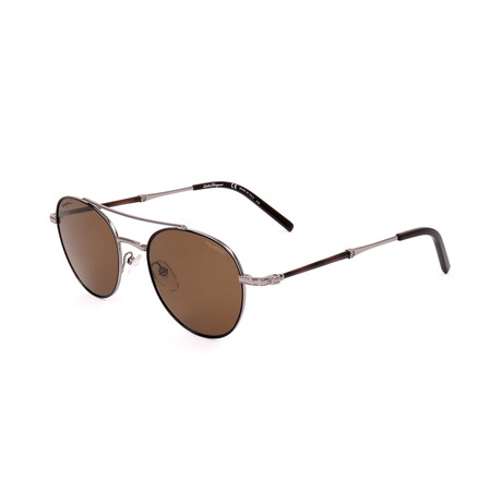 Men's SF224SP Sunglasses // Shiny Gunmetal + Black