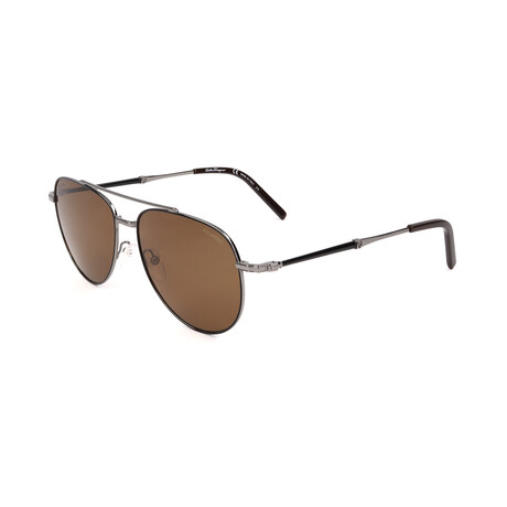 Men's SF226SP Sunglasses // Black + Dark Ruthenium