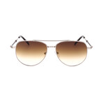 Men's SF226SG Sunglasses // Palladium + Brown