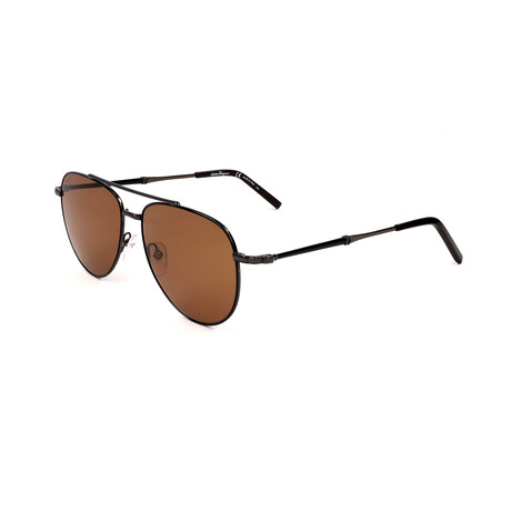Men's SF226S Sunglasses // Black + Dark Ruthenium