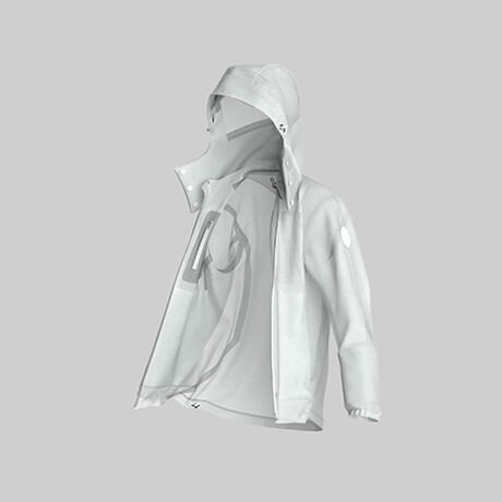 Unisex Pilloon Jacket Ultralight // Breeze White (XS)