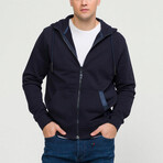 350107 SWEATSHIRT // Navy Blue (Small)