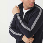 350132 SWEATSHIRT // Navy Blue (Small)