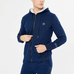 26347 SWEATSHIRT // Navy Blue (Small)