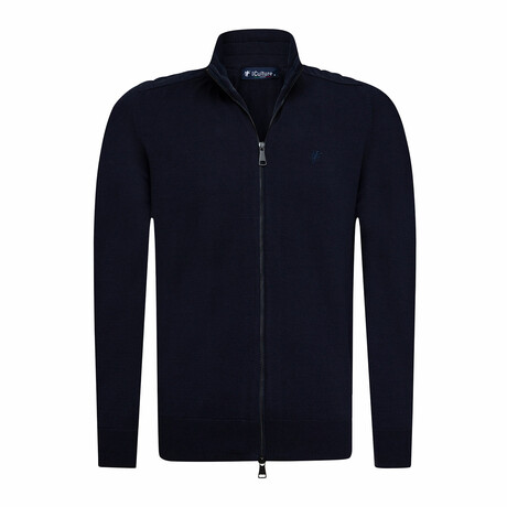 Robert Zip-Up Jacket // Navy (XL)