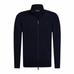 Robert Zip-Up Jacket // Navy (XL)