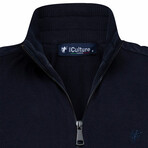 Robert Zip-Up Jacket // Navy (XL)