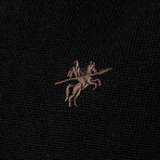 Gunter Knit Vest // Black (L)