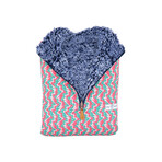 1/4 Zip Reversible Sherpa Fleece // Navy + Adventure (X-Small)