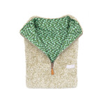 1/4 Zip Reversible Sherpa Fleece // Olive + Gator (X-Small)