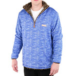 Reversible Sherpa Fleece 1/4 Zip // Brown + Dunes (X-Small)