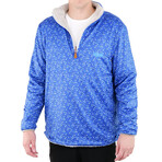 Reversible Sherpa Fleece 1/4 Zip // Snow + 19th Hole (X-Small)