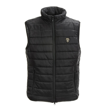Quilted Puffer Vest // Black (Small)