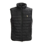 Quilted Puffer Vest // Black (Large)