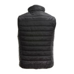 Quilted Puffer Vest // Black (Medium)