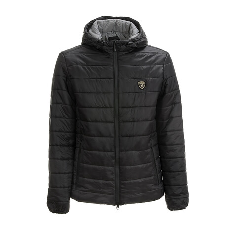 Quilted Puffer Jacket // Black (S)