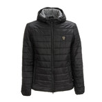 Quilted Puffer Jacket // Black (X-Large)