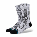 The Office Supplies Socks // Heather Gray (M)