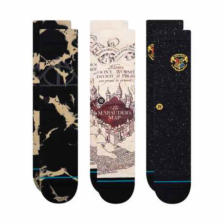 Sorting Hat Socks // Pack of 3 // Multicolor (S)