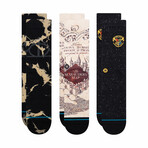 Sorting Hat Socks // Pack of 3 // Multicolor (M)