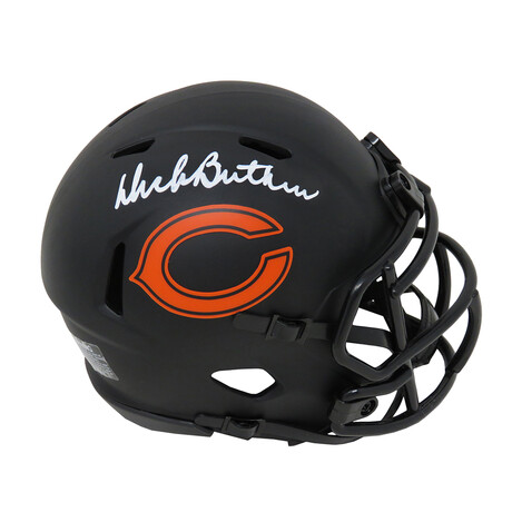 Dick Butkus // Signed Chicago Bears Riddell Speed Mini Helmet // Eclipse Black Matte