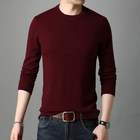 Chance Sweater // Wine Red (XS)