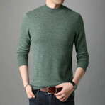 Matias Sweater // Gray + Green (XL)