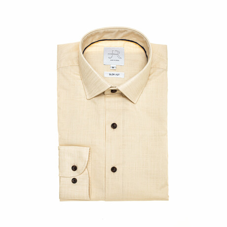 Vittone Tailor Fit Shirt // Beige (Euro: 38)