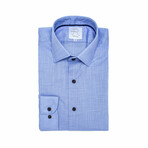 Vittone Slim Fit Shirt V2 // Navy (Euro: 38)